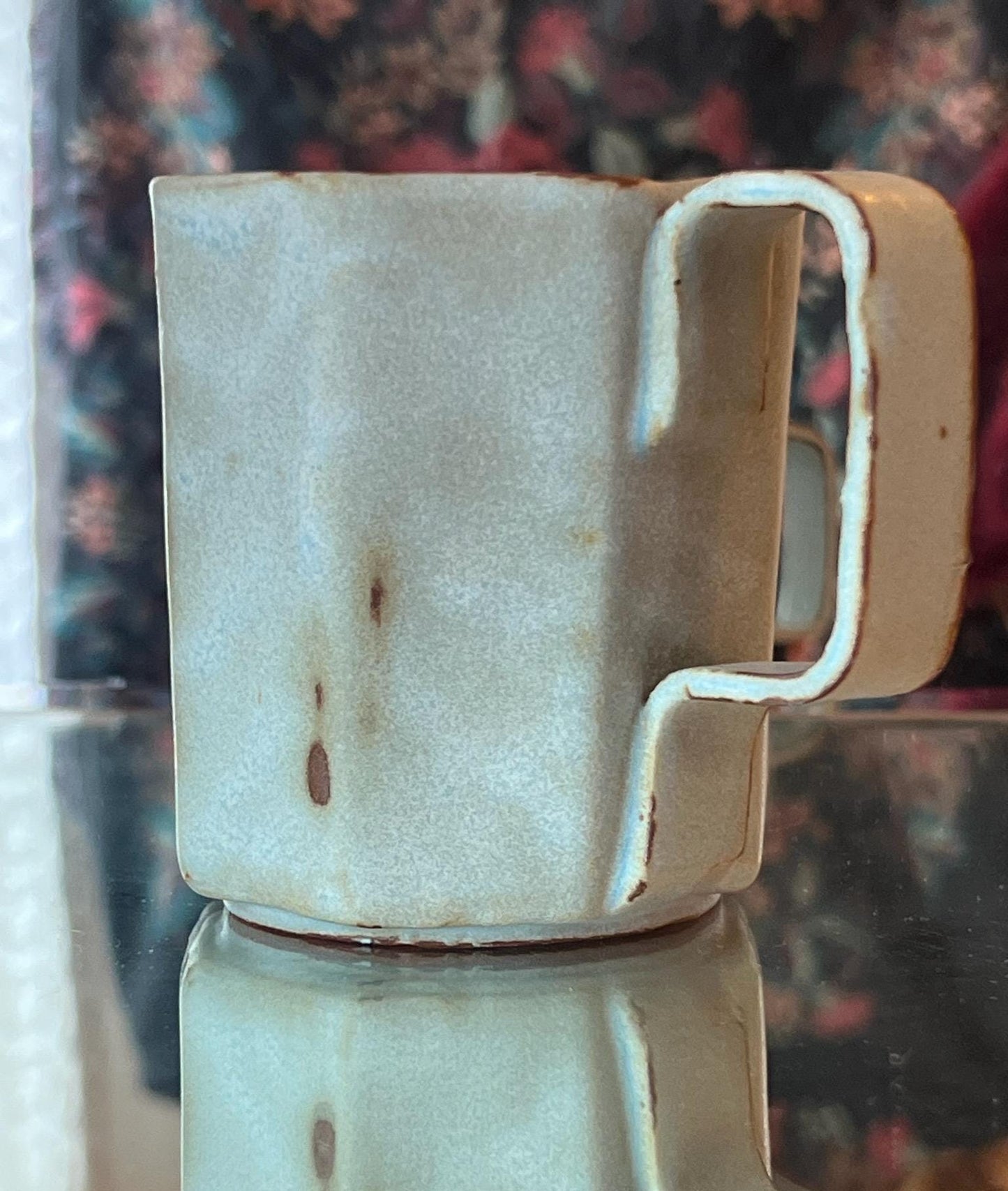 8oz Handcrafted Octagon Art Deco Artist Style Coffee Tea Mug